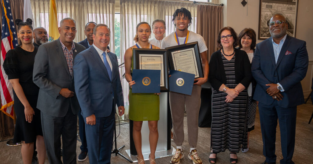 Commissioners Honored Historic McDonald’s All American MVPs Camden