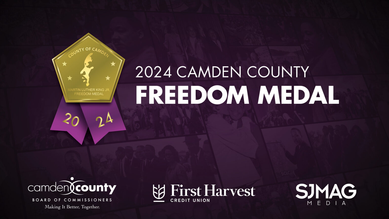 MLK Freedom Medal 2025 Video Slides Camden County, NJ